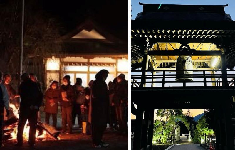 ■大晦日除夜の鐘撞きで年越しを