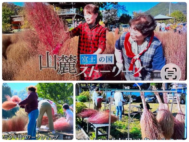 ■コキアでホウキ作りワークショップを開催しました